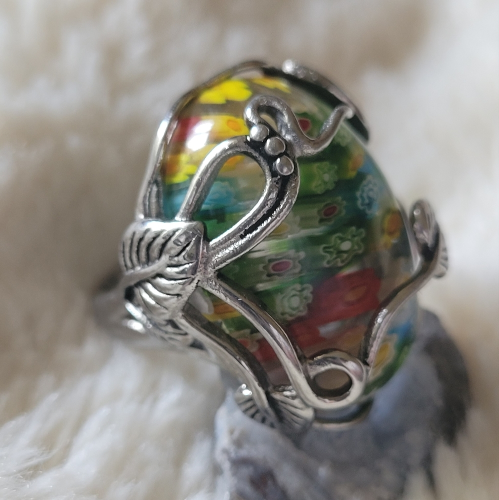 Murano Style Ring - image 3